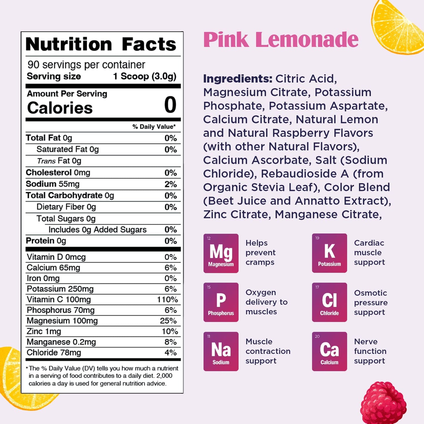 Ultima Replenisher Hydration Electrolyte Powder- 90 Servings- Keto & Sugar Free- Feel Replenished, Revitalized- Naturally Sweetened- Non- GMO & Vegan Electrolyte Drink Mix- Pink Lemonade