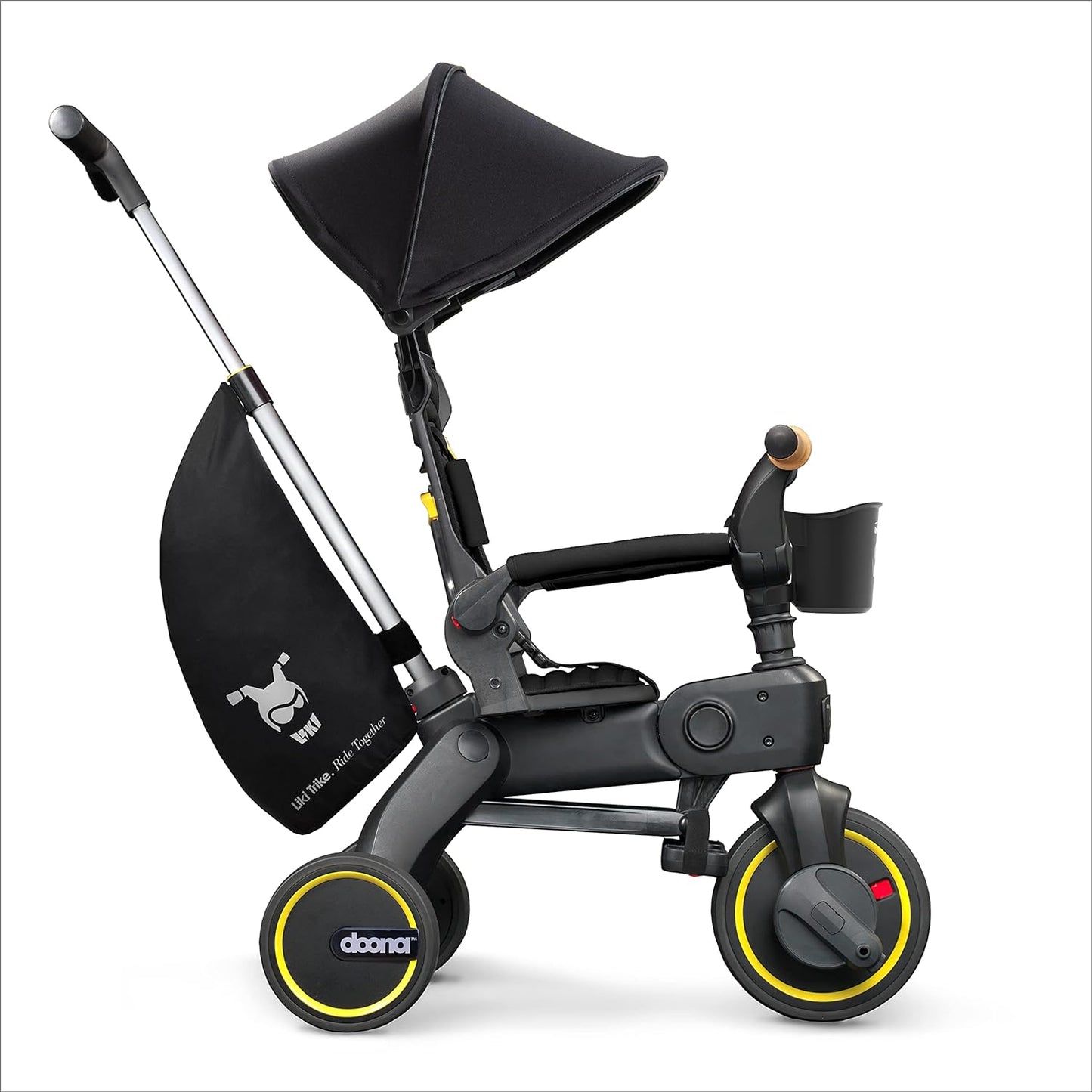 Doona Liki Trike S3 - Premium Foldable for Toddlers, Toddler Tricycle Stroller, Push and Fold Ages 10 Months to 3 Years, Grey Hound