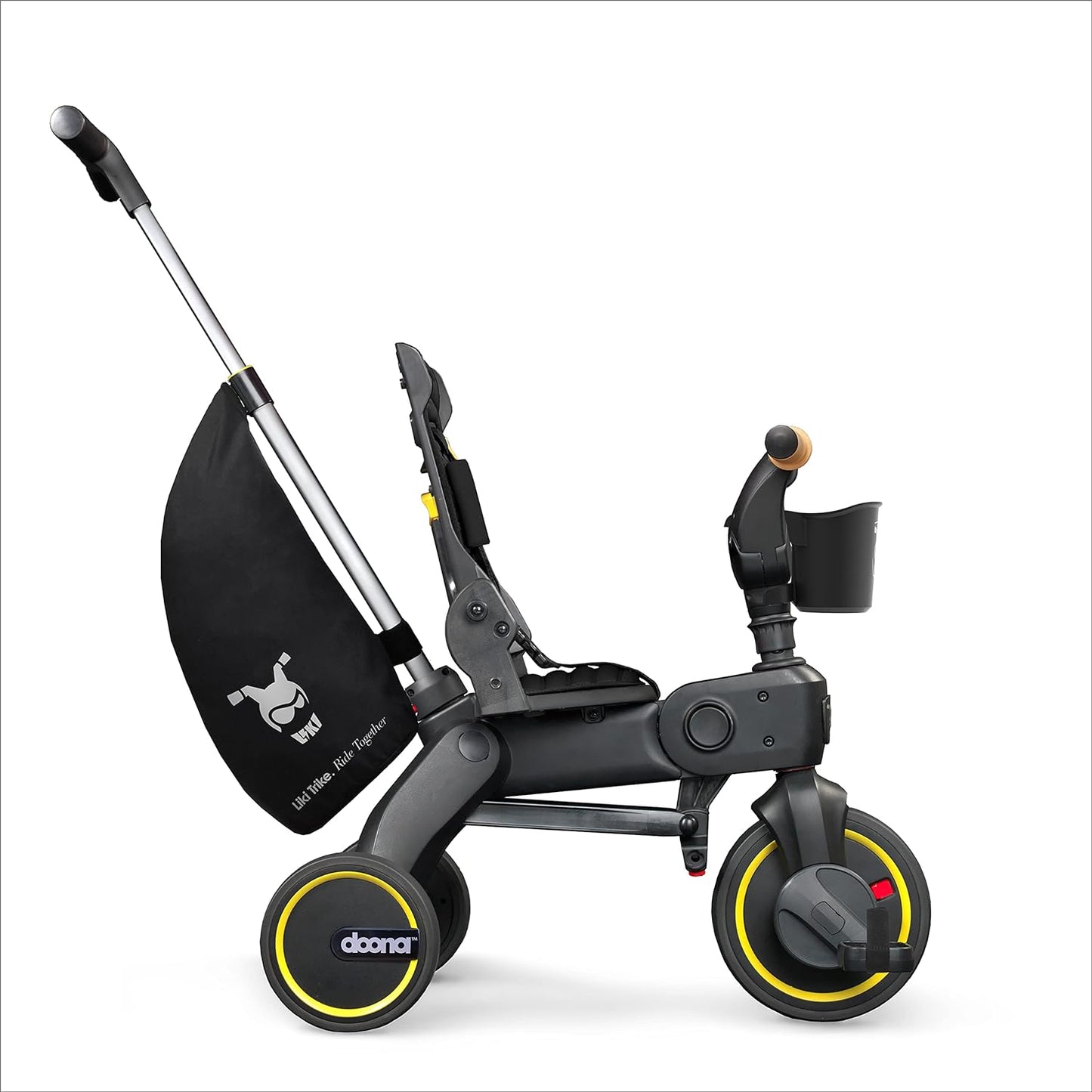 Doona Liki Trike S3 - Premium Foldable for Toddlers, Toddler Tricycle Stroller, Push and Fold Ages 10 Months to 3 Years, Grey Hound