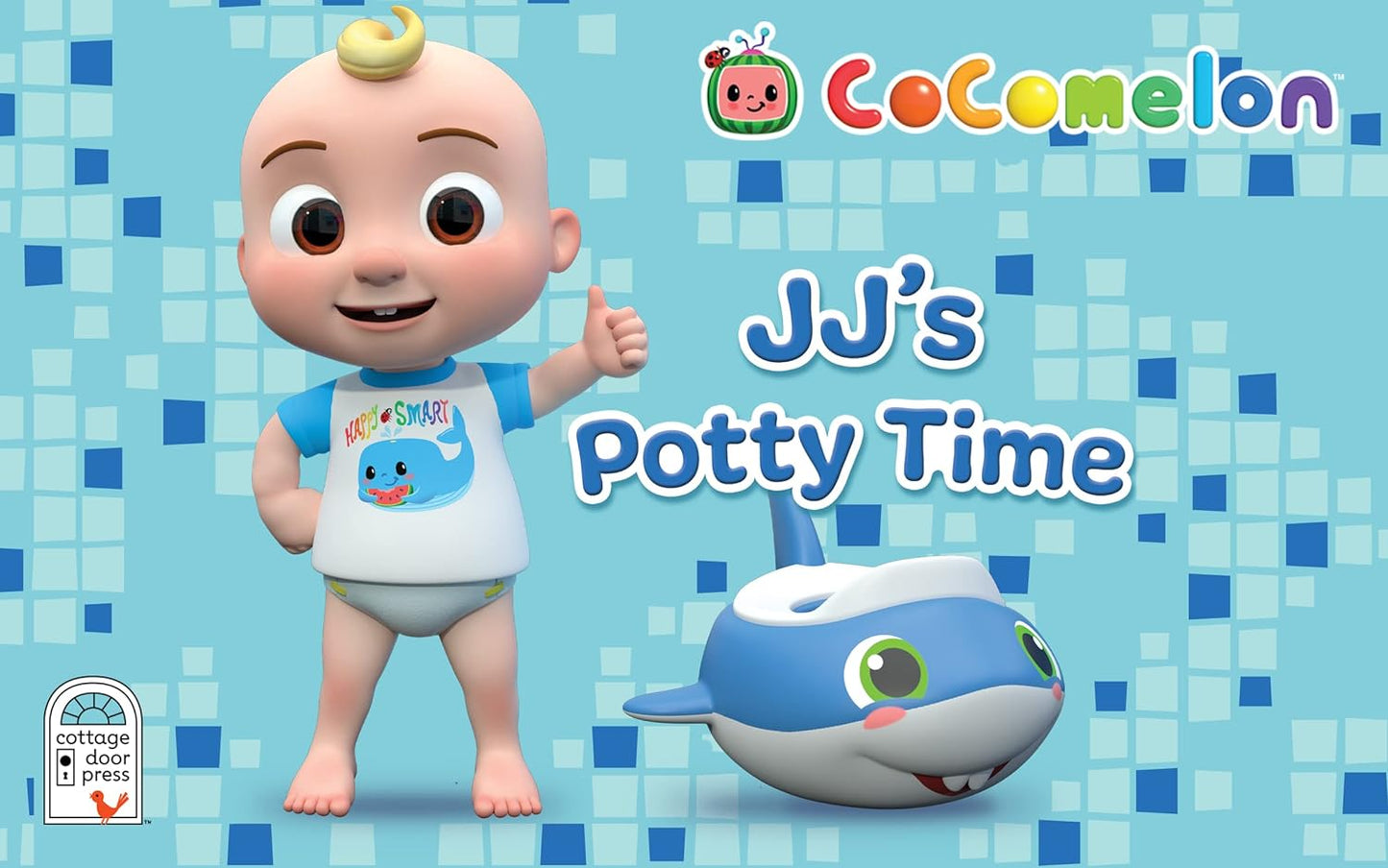 Cocomelon JJ's Potty Time 3-Button Potty Training Sound Board Book