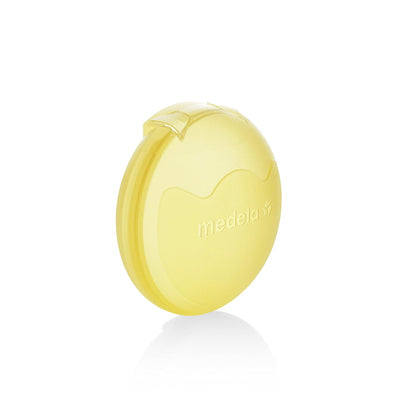 Medela Contact Nipple Shield for Breastfeeding, 24mm Medium Nippleshield, For Latch Difficulties or Flat or Inverted Nipples, 2 Count with Carrying Case, Made Without BPA