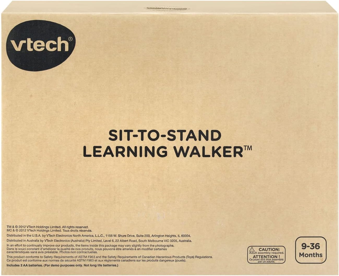VTech Sit-to-Stand Learning Walker (Frustration Free Packaging) , Orange