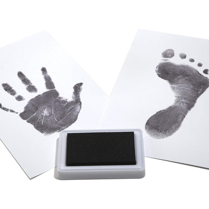 Baby's Touch Baby Safe Reusable Hand & Foot Print Ink Pads - Black