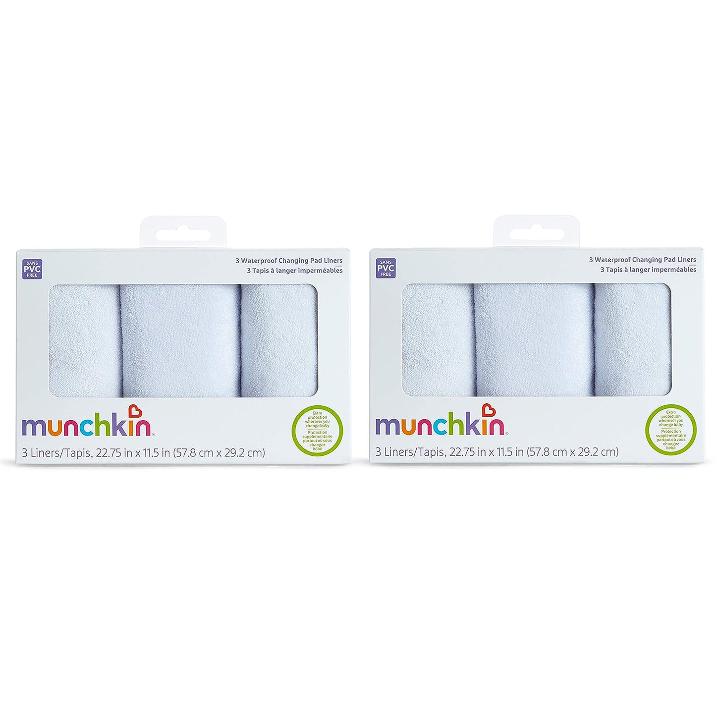 Munchkin® Waterproof Changing Pad Liners, 6 Count