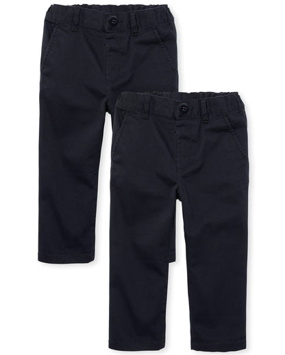 The Children's Place baby boys and Toddler Stretch Skinny Chino Pants Jeans, Flax Single, 2T US