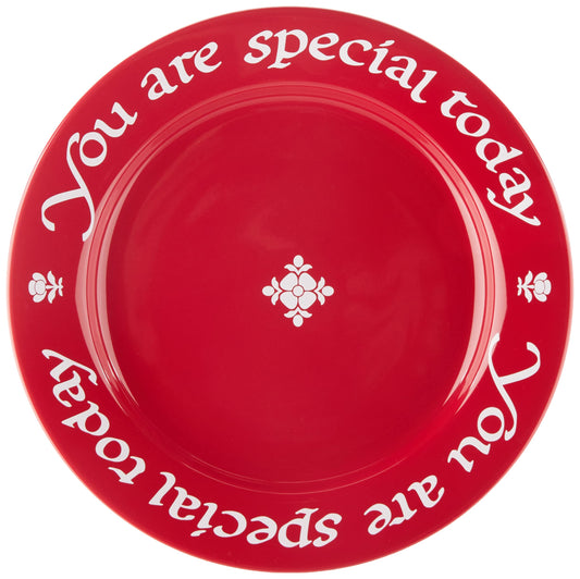 Waechtersbach Plate, You Are Special Today Cherry Red Plate
