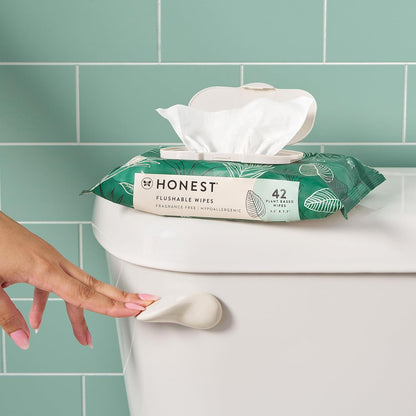 The Honest Company Clean Conscious Wipes | 99% Water, Compostable, Plant-Based, Baby Wipes | Hypoallergenic, EWG Verified | Pattern Play, 720 Count