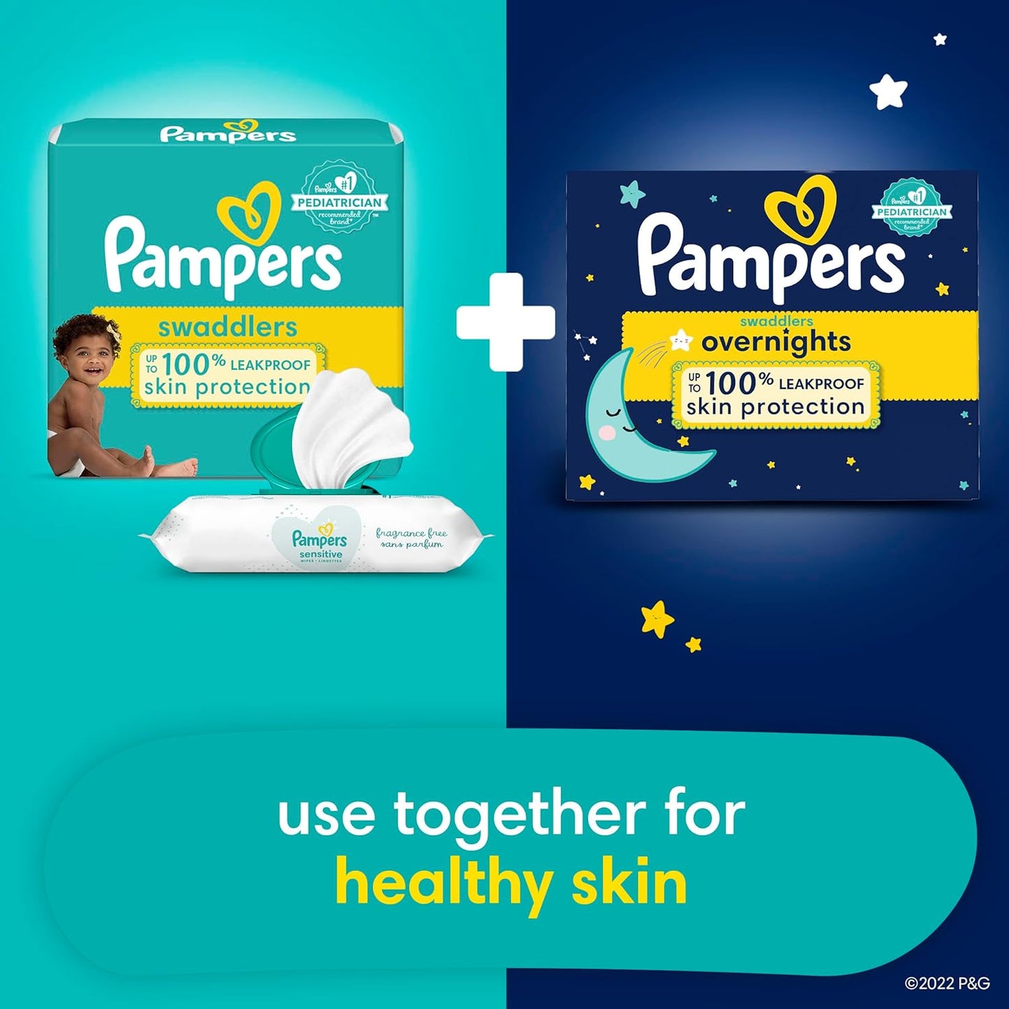 Pampers Swaddlers Diapers - Size 1, 164 Count (Pack of 1), Ultra Soft Disposable Baby Diapers