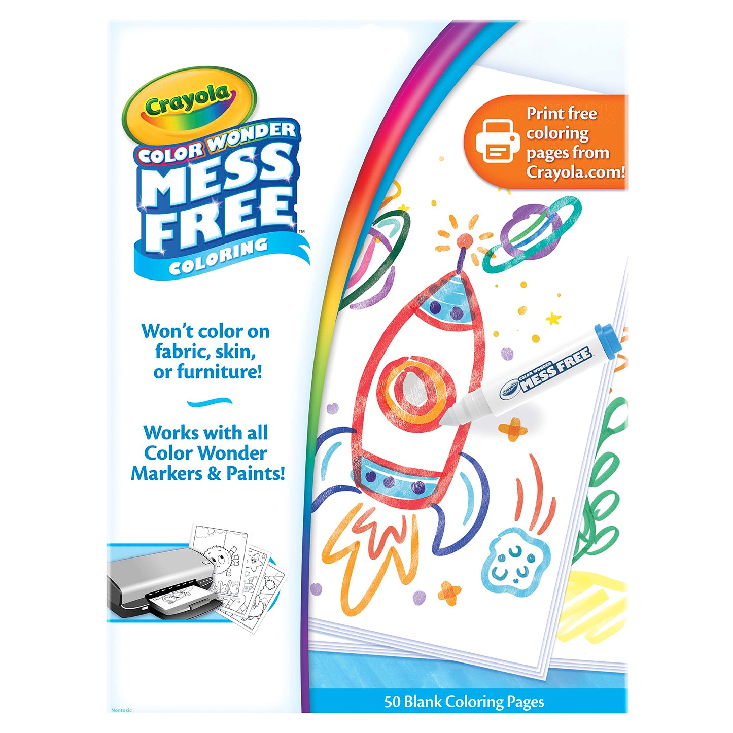 Crayola Bluey Color Wonder, 18 Bluey Coloring Pages, Mess Free Coloring for Toddlers, Easter Basket Stuffer, Bluey Toys & Gifts