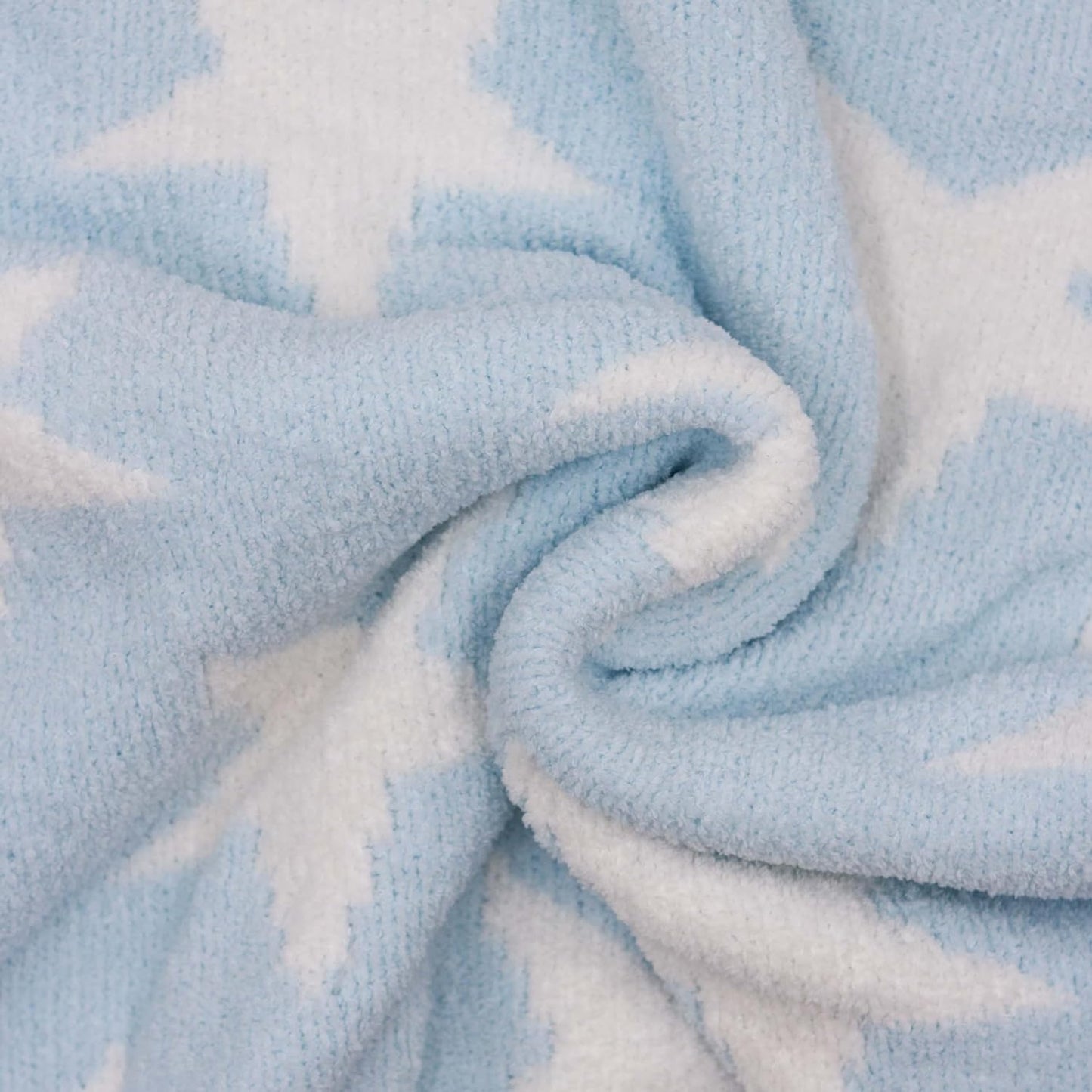 LITTLE CELEBRITY Chenille Baby Blanket, Baby Blankets for Boys, Baby Blankets for Girls, Toddler Blanket, Baby Boy & Girl Blankets, Soft Baby Blankets, Plush Baby Blankets, 40x30 Inches (Grey Clouds)