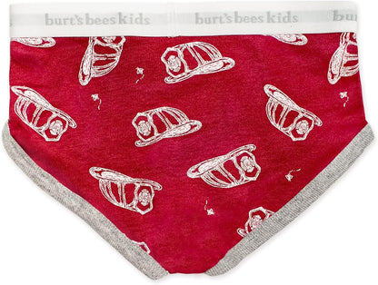Burt's Bees Baby Toddler Boys' Underwear, Organic Cotton, Tag-Free Comfort Briefs
