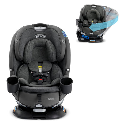 Graco® Turn2Me™ 3-in-1 Car Seat, Cambridge & TriRide 3 in 1 Car Seat | 3 Modes of Use from Rear Facing to Highback Booster Car Seat, Clybourne