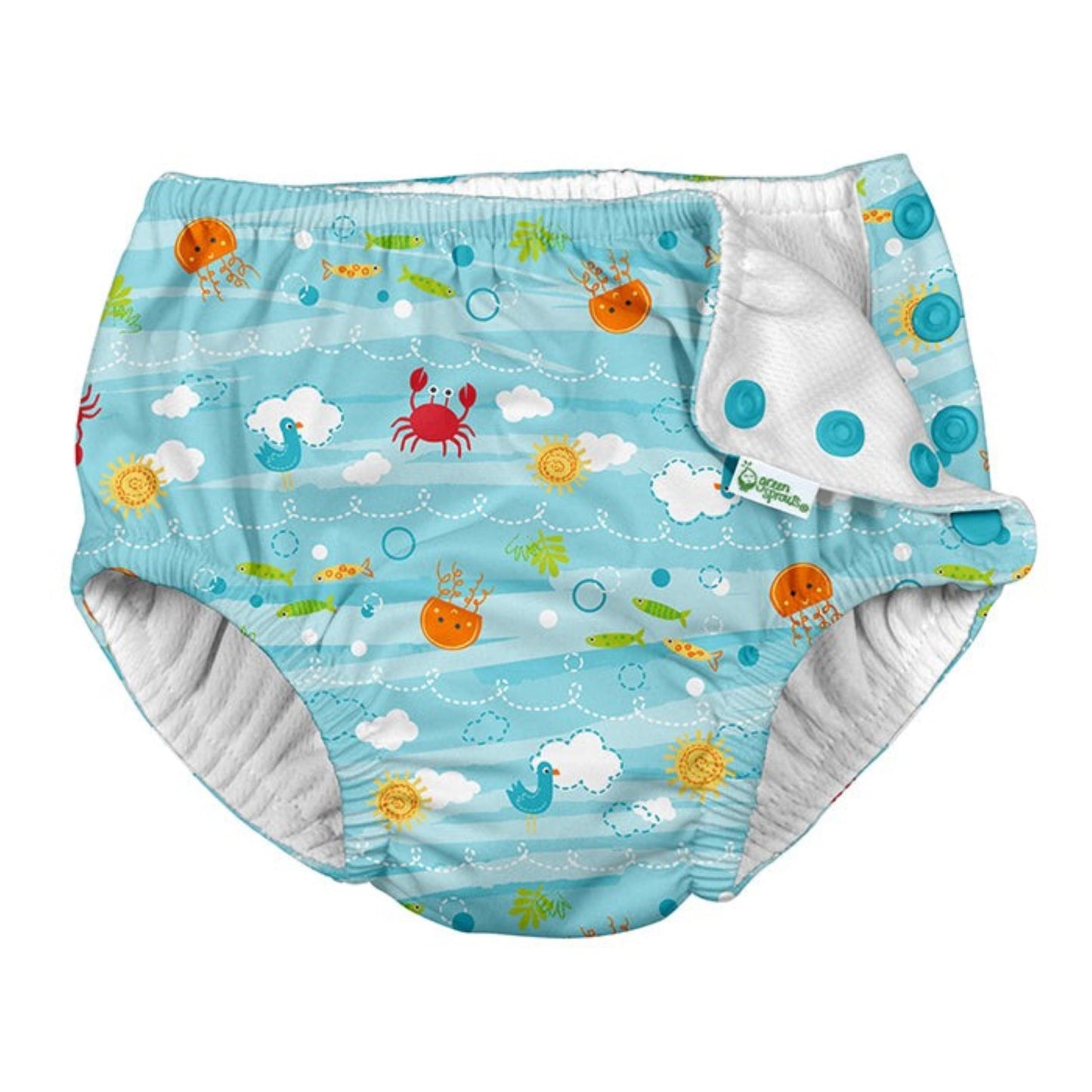 i play. Snap Reusable Absorbent Swimsuit Diaper