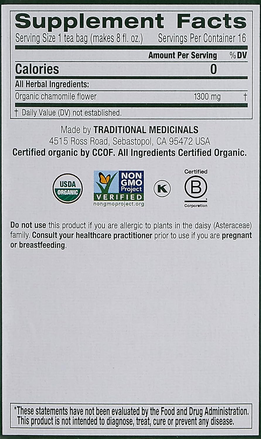 Traditional Medicinals Tea, Organic Mother's Milk, Promotes Healthy Lactation, Breastfeeding Support, 96 Tea Bags (6 Pack)