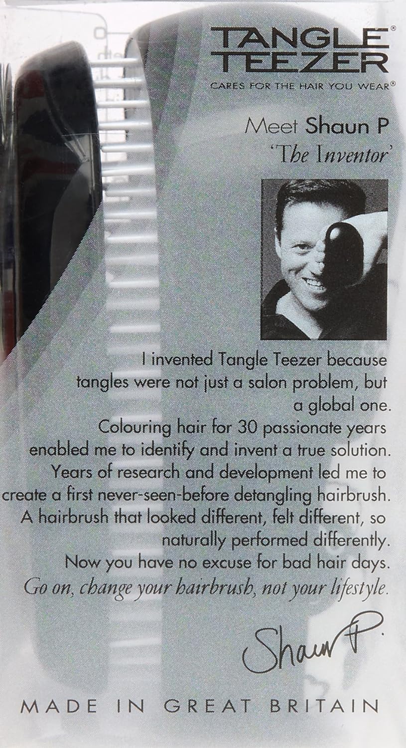Tangle Teezer The Fine and Fragile Detangling Brush, Dry and Wet Hair Brush Detangler for Color-Treated, Fine and Fragile Hair, Mint Violet
