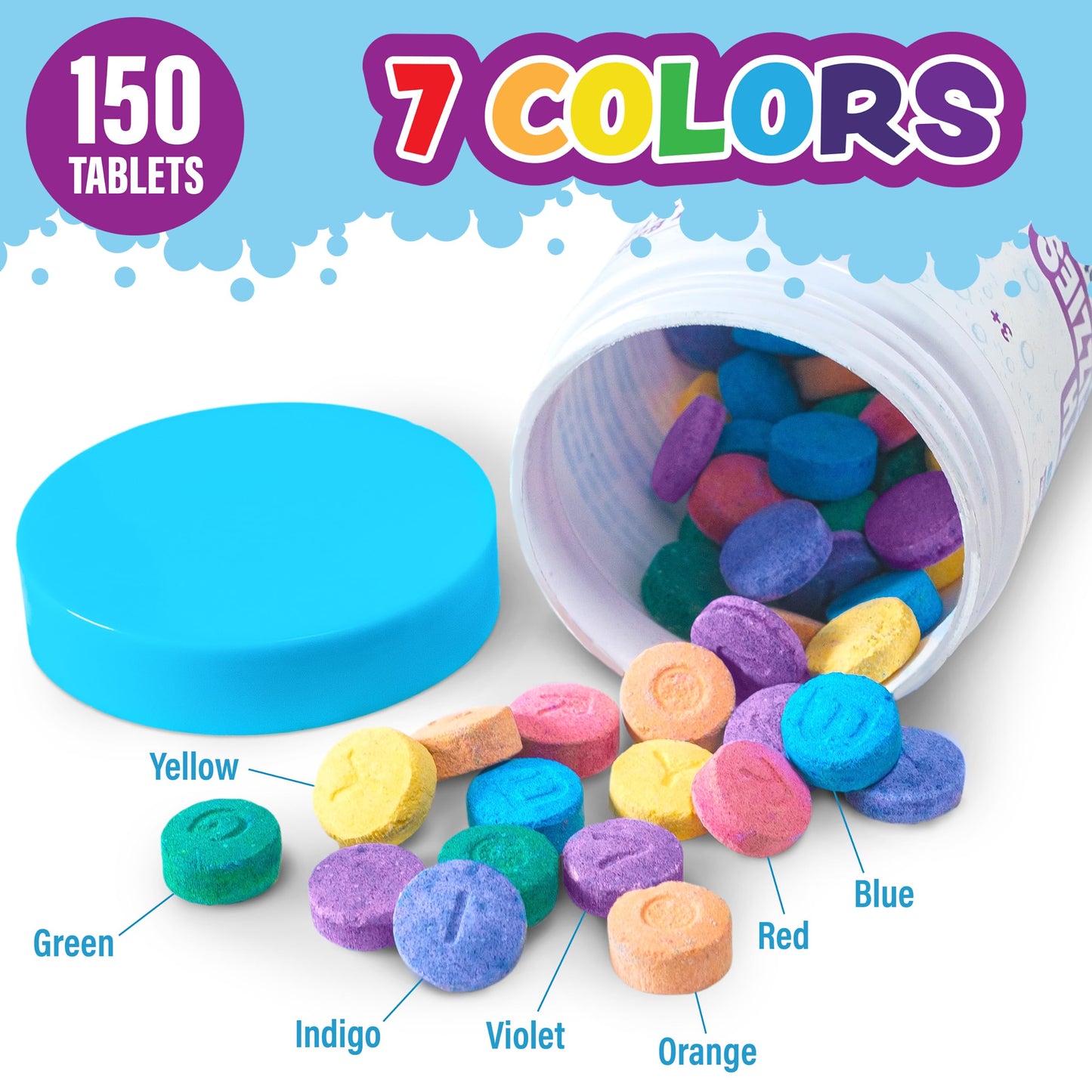 Tub Works® Smooth™ Bath Crayons Bath Toy, 12 Pack | Nontoxic, Washable Bath Crayons for Toddlers & Kids | Unique Formula Draws Smoothly & Vividly on Wet & Dry Tub Walls | Hexagon Grip Bathtub Crayons