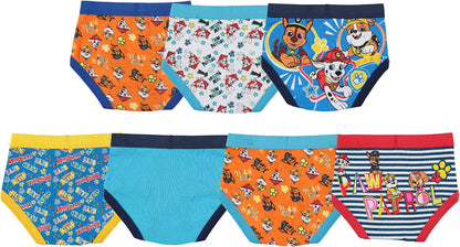 Paw Patrol Boys' 100% Combed Cotton Underwear Multipacks with Chase, Skye, Rubble & More in Sizes 18m, 2/3t, 4t, 4, 6, 8