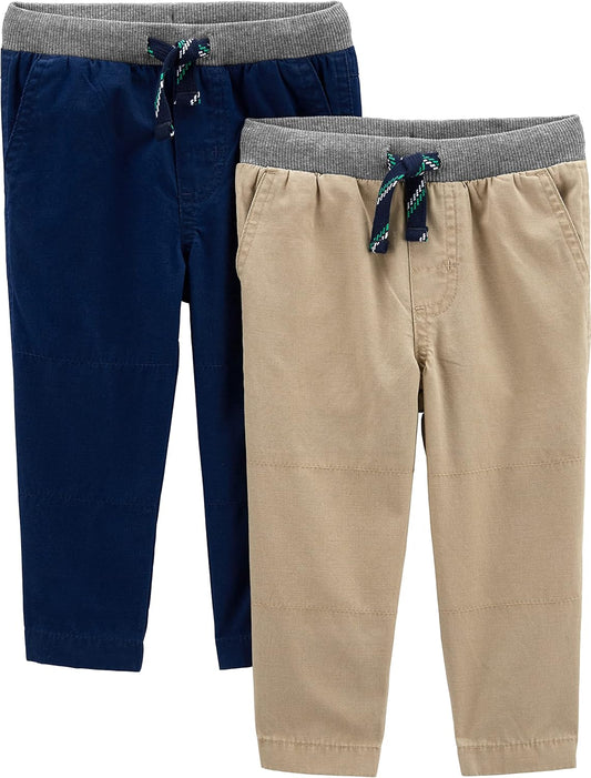 Simple Joys by Carter's Baby Boys' 2-Pack Pull on Pant