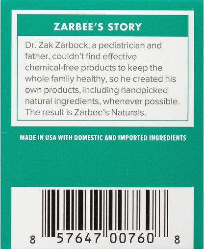 Zarbee's Baby Soothing Chest Rub with Eucalyptus & Lavender, Petroleum-Free Safe and Effective Formula, 1.5 Ounce