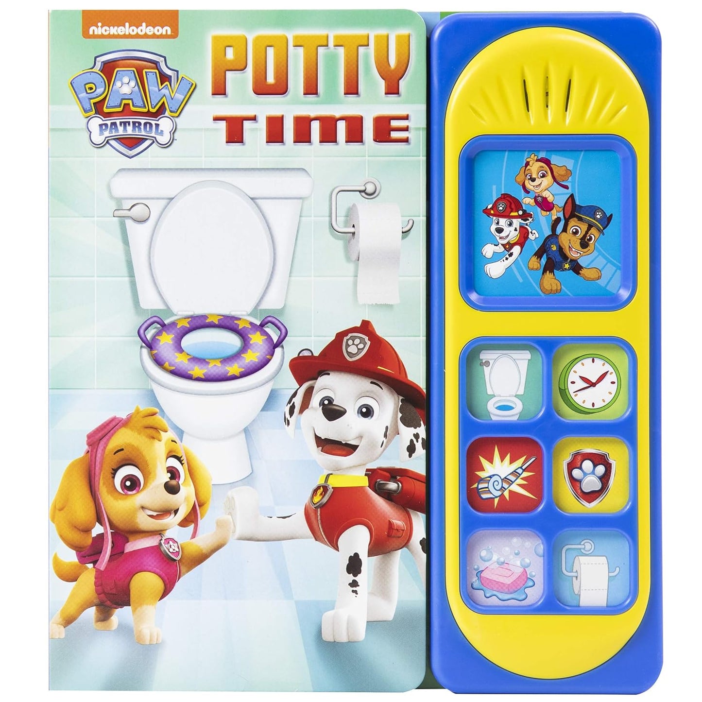 PAW Patrol Chase, Skye, Marshall, and More! - Potty Time - Potty Training Sound Book - PI Kids (Play-A-Sound)