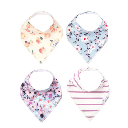 Copper Pearl Baby Bandana Drool Bibs for Drooling and Teething 4 Pack Gift Set “Autumn, Soft Set of Cloth Bandana Bibs for Any Baby Girl or Boy, Cute Registry Ideas for Baby Shower Gifts