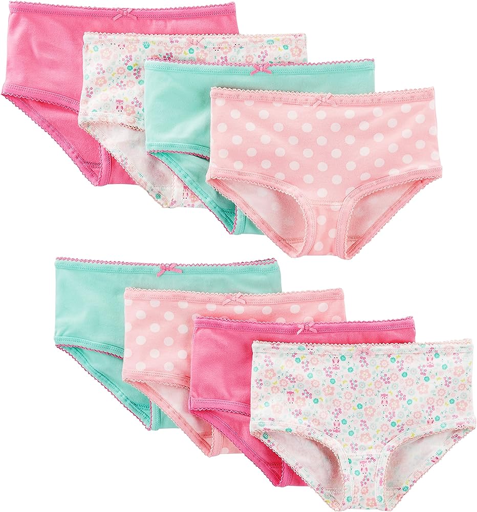 Simple Joys by Carter's Girls' 8-Pack Underwear
