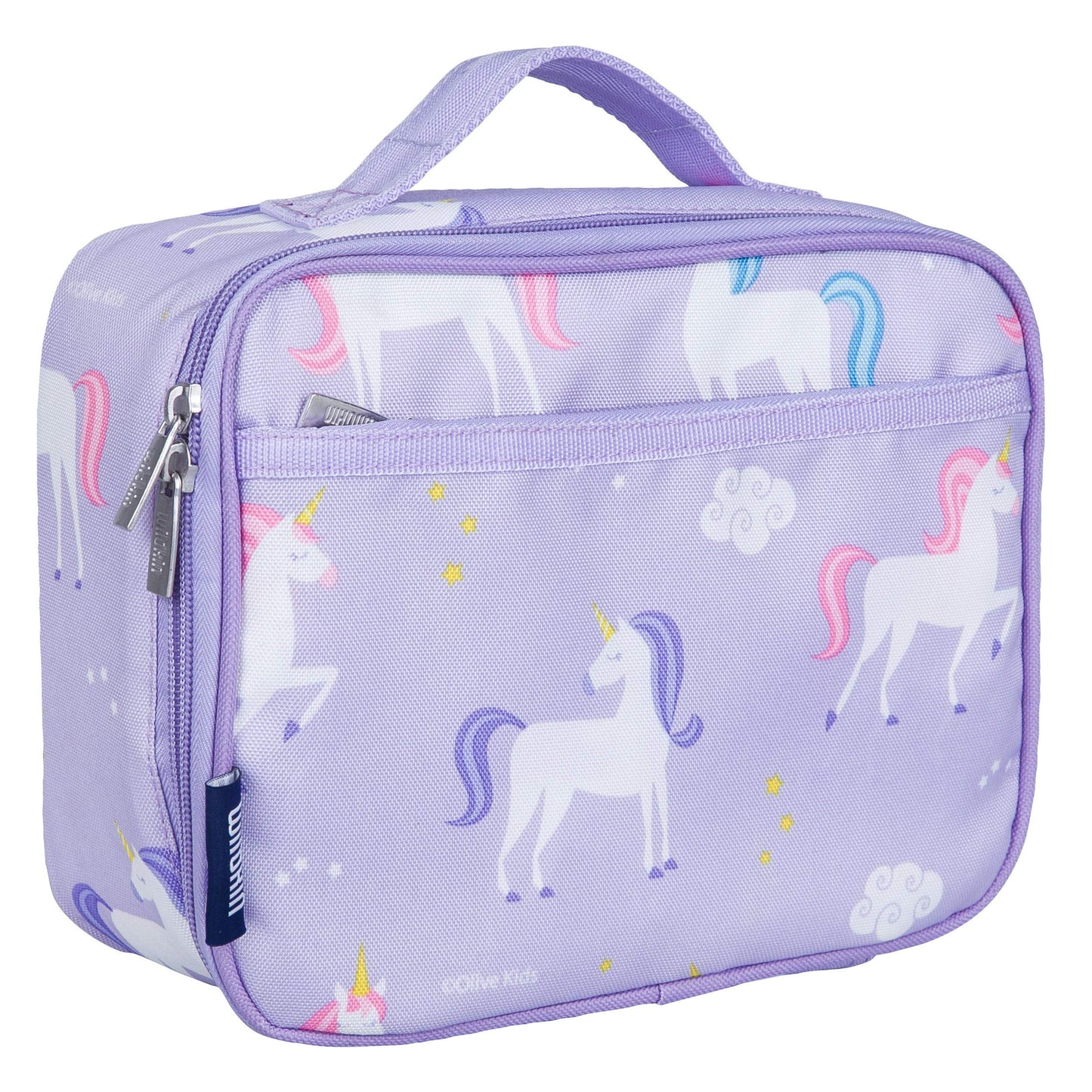 Wildkin Kids Insulated Lunch Box Bag for Boys & Girls, Reusable Kids Lunch Box is Perfect for Elementary, Ideal Size for Packing Hot or Cold Snacks for School & Travel Bento Bags (Groovy Mermaids)