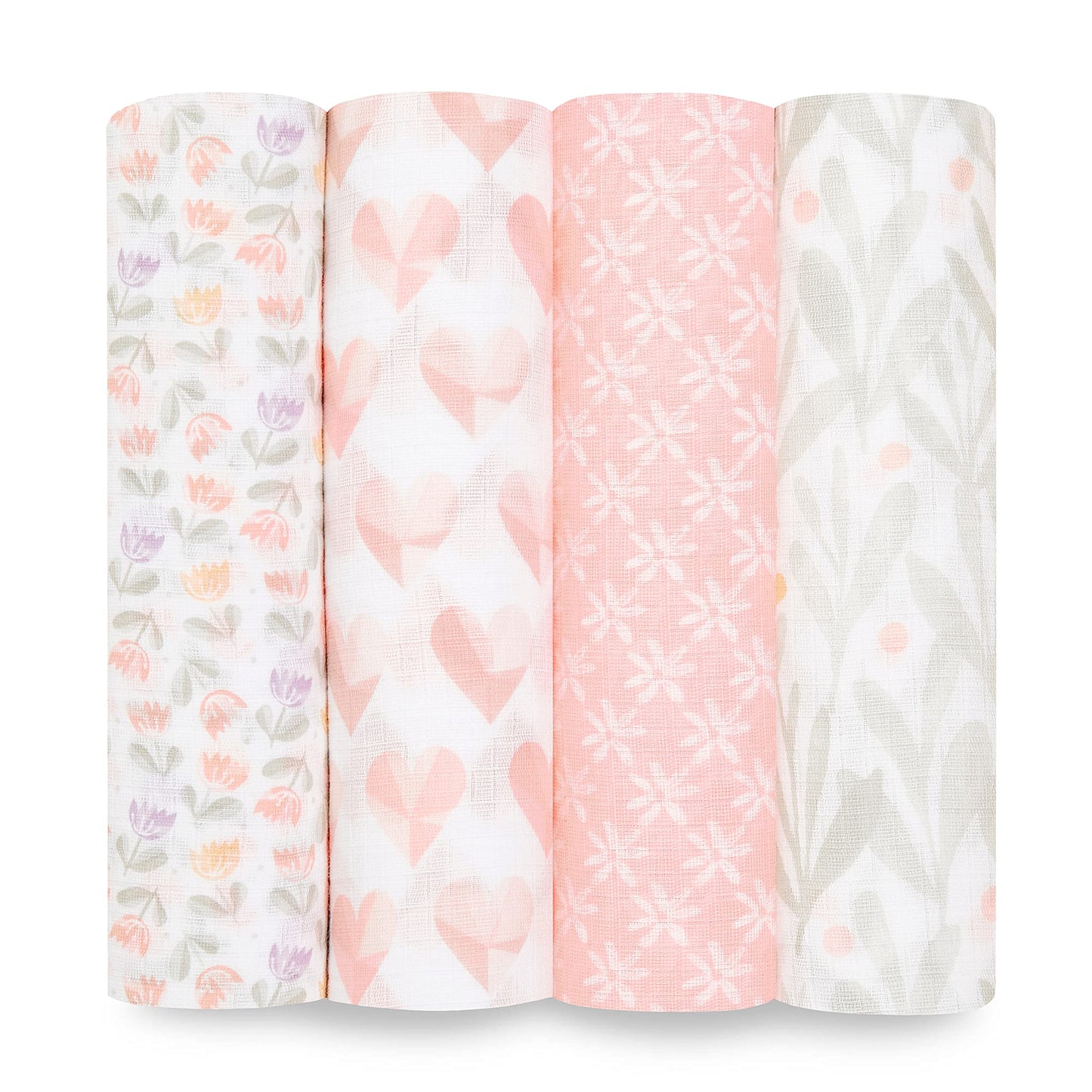 essentials cotton muslin swaddle 4-pack