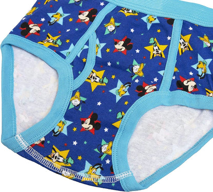 Disney Boys' Mickey Mouse 100% Combed Cotton Briefs Available in Sizes 2/3t, 4t, 4, 6 and 8