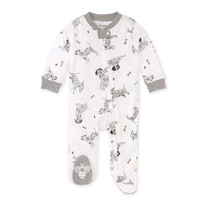 Burt's Bees Baby baby-boys Sleep and Play Pjs, 100% Organic Cotton One-piece Zip Front Romper Jumpsuit Pajamas