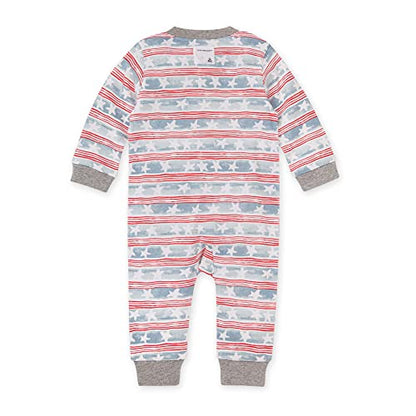 Burt's Bees Baby baby-boys Sleep and Play Pjs, 100% Organic Cotton One-piece Zip Front Romper Jumpsuit Pajamas