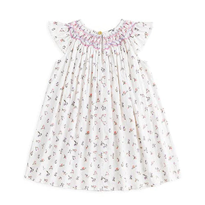 Simplee kids Baby Girls Casual Dresses Toddler Floral Dress Print Sundress Princess Dress