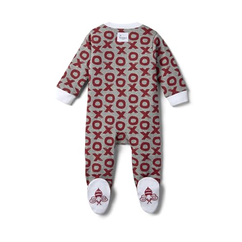 Burt's Bees Baby baby-boys Sleep and Play Pjs, 100% Organic Cotton One-piece Zip Front Romper Jumpsuit Pajamas