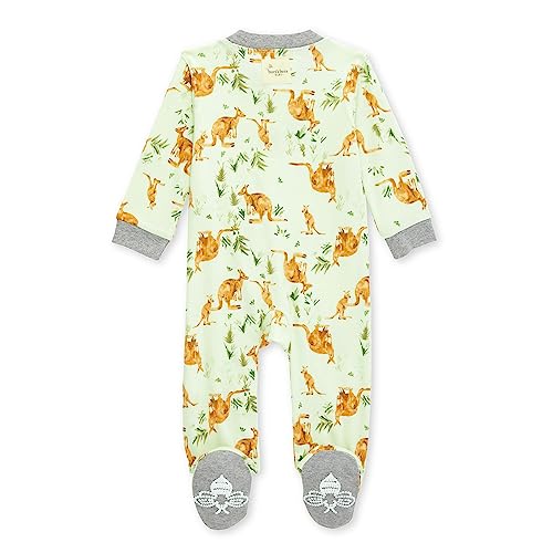 Burt's Bees Baby baby-boys Sleep and Play Pjs, 100% Organic Cotton One-piece Zip Front Romper Jumpsuit Pajamas