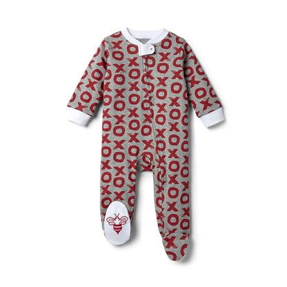 Burt's Bees Baby baby-boys Sleep and Play Pjs, 100% Organic Cotton One-piece Zip Front Romper Jumpsuit Pajamas