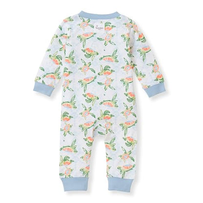 Burt's Bees Baby baby-boys Sleep and Play Pjs, 100% Organic Cotton One-piece Zip Front Romper Jumpsuit Pajamas