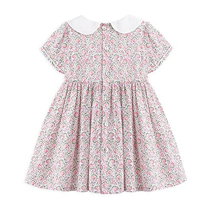 Simplee kids Baby Girls Casual Dresses Toddler Floral Dress Print Sundress Princess Dress