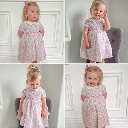 Simplee kids Baby Girls Casual Dresses Toddler Floral Dress Print Sundress Princess Dress