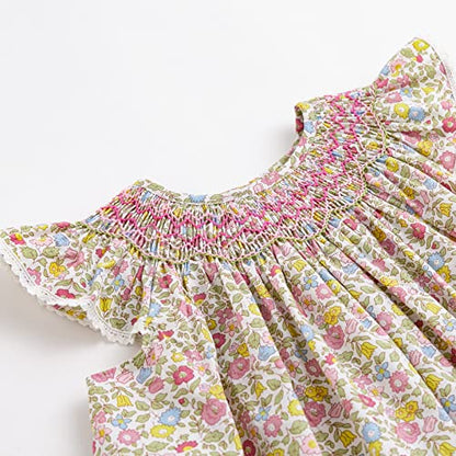 Simplee kids Baby Girls Casual Dresses Toddler Floral Dress Print Sundress Princess Dress