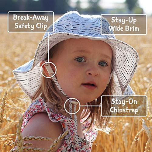 JAN & JUL Breathable Cotton Sun Hat with 50+ UPF Protection