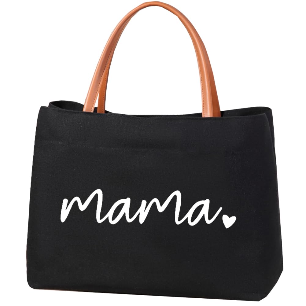 Mom Mama Bag Mother Gifts Momlife Tote for Hospital, Shopping, Beach, Travel