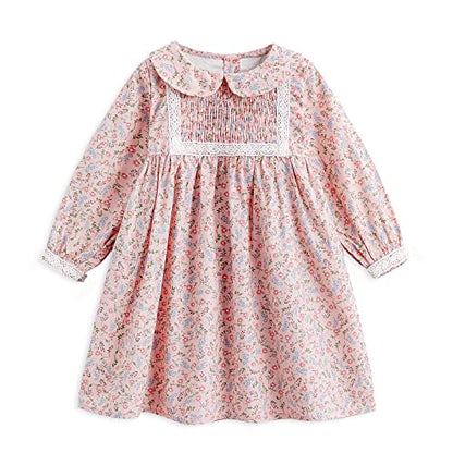 Simplee kids Baby Girls Casual Dresses Toddler Floral Dress Print Sundress Princess Dress