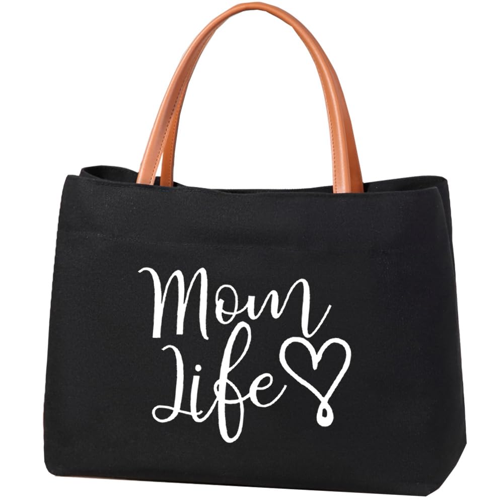 Mom Mama Bag Mother Gifts Momlife Tote for Hospital, Shopping, Beach, Travel