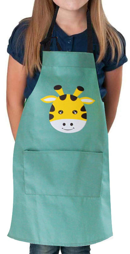 2 Pack Cotton Adjustable Parent and Child Apron with Pockets Mommy and Me Matching Set, Baking,Painting