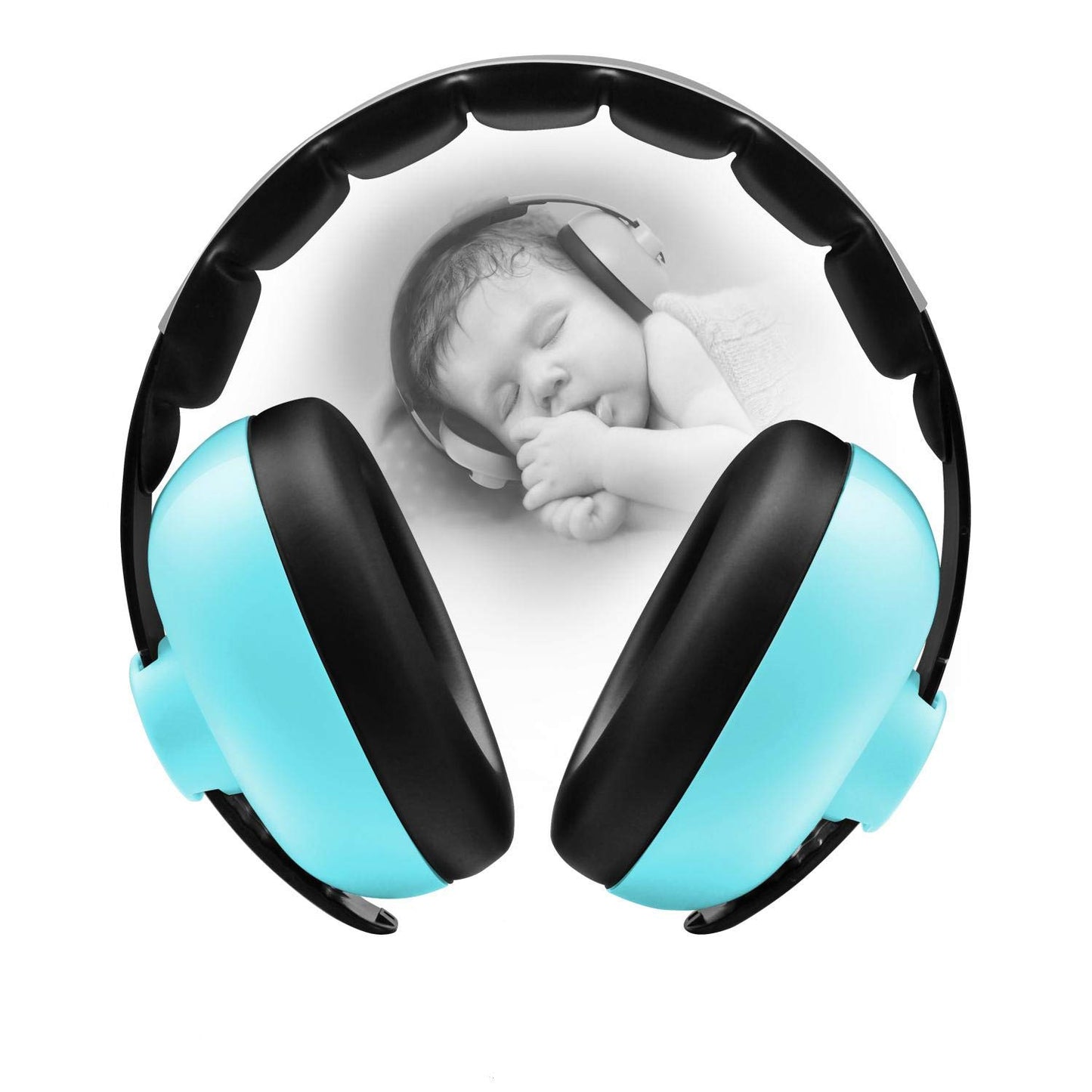 Baby Ear Protection Noise Cancelling HeadPhones for Babies for 3 Months to 2 Years (Blue)