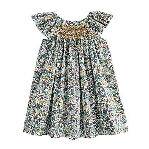 Simplee kids Baby Girls Casual Dresses Toddler Floral Dress Print Sundress Princess Dress