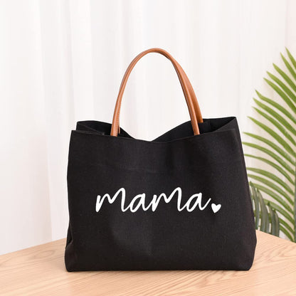 Mom Mama Bag Mother Gifts Momlife Tote for Hospital, Shopping, Beach, Travel