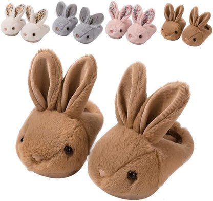 Toddler Slippers Girl Boy House Slipper Kids Rabbit Winter Slipper Warm Bunny Slippers Soft Plush Indoor Girls Boys Slipper