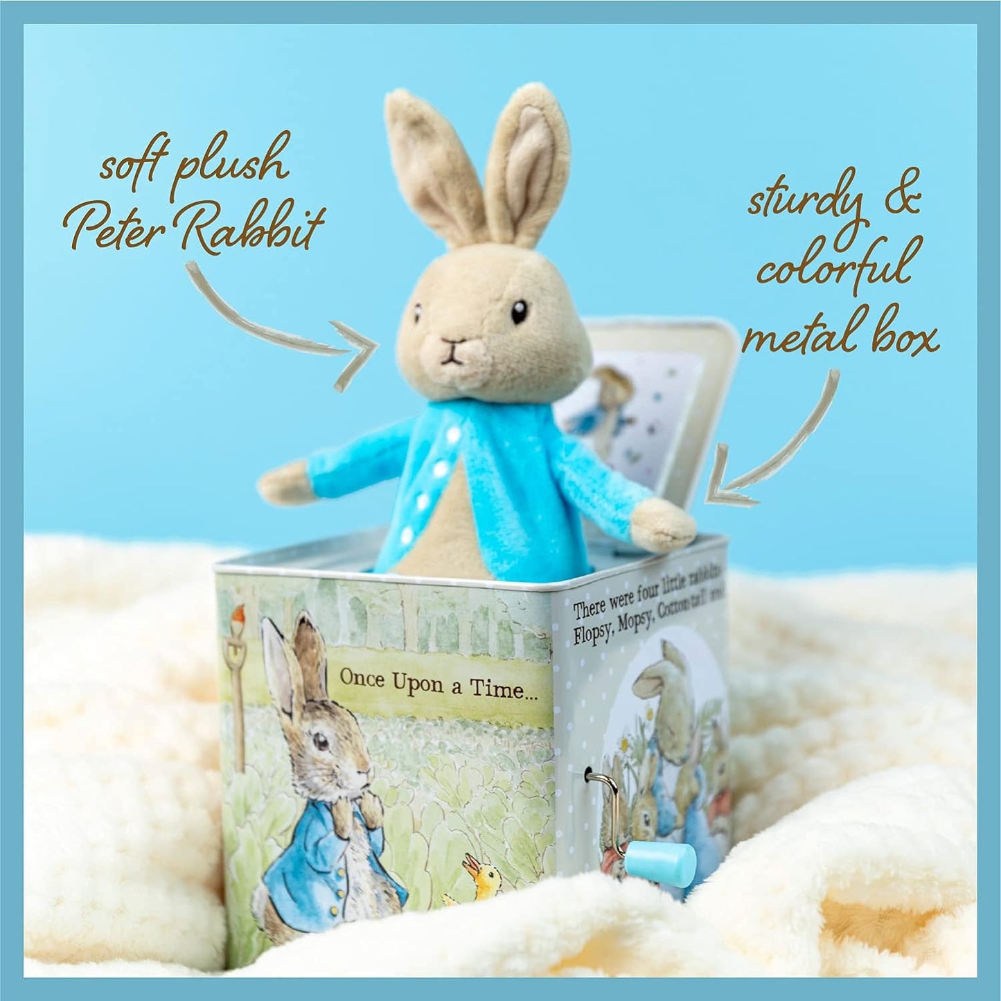 Beatrix Potter Peter Rabbit Jack-in-The-Box, Multi-colored, Standard