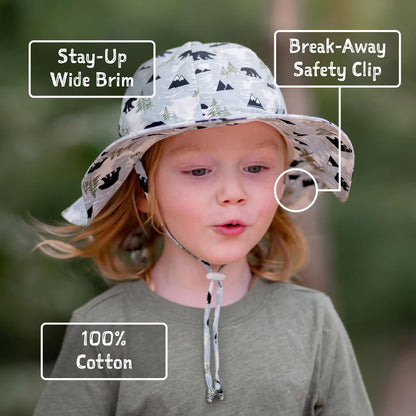 JAN & JUL Breathable Cotton Sun Hat with 50+ UPF Protection